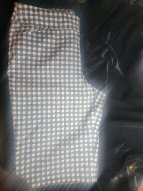 Croft & Barrow Bermuda Shorts Womens 16 Gingham Check Pull-On Stretch Kohl’s